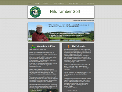 tamber-golf.com snapshot