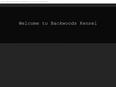 backwoodskennel.org snapshot