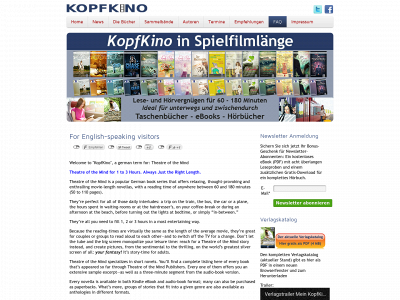 movie-length-stories.com snapshot