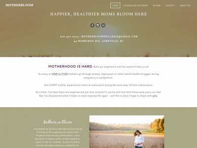 www.motherbloomwellness.com snapshot