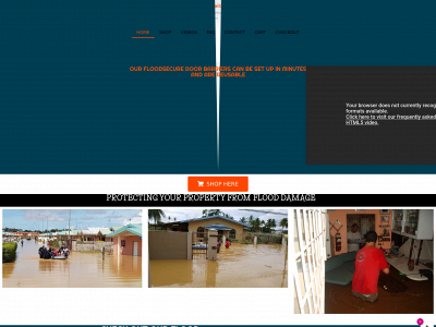 floodsecurebarrier.com snapshot