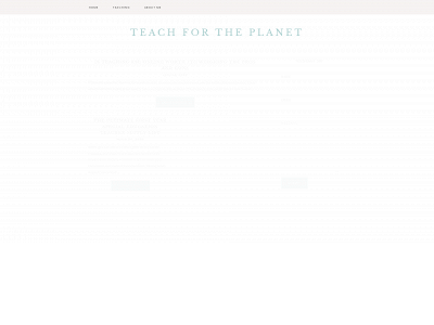 teachfortheplanet.com snapshot