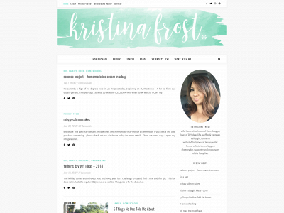 kristinafrost.com snapshot