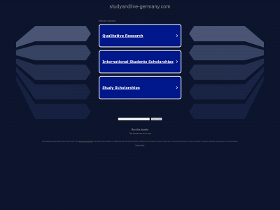 studyandlive-germany.com snapshot