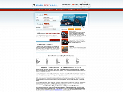 www.keylessentryonline.com snapshot