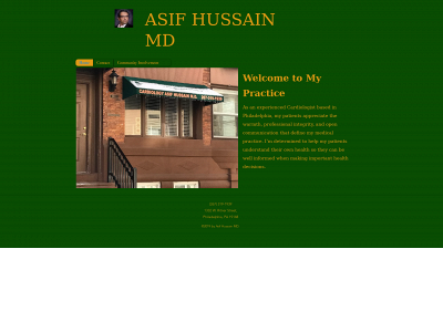 asifhussainmd.com snapshot