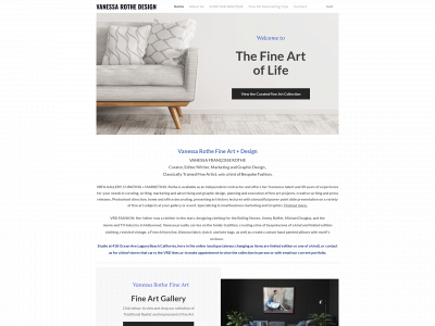 www.vanessarothedesign.com snapshot