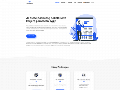 thesmartcv.lt snapshot