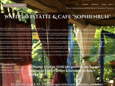 waldgaststaette-sophienruh.de snapshot