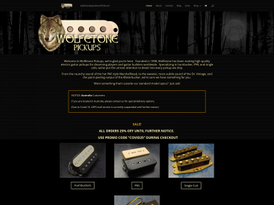 wolfetone.com snapshot
