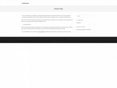 daddyweb.design snapshot