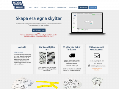 skyltochgravyr.se snapshot