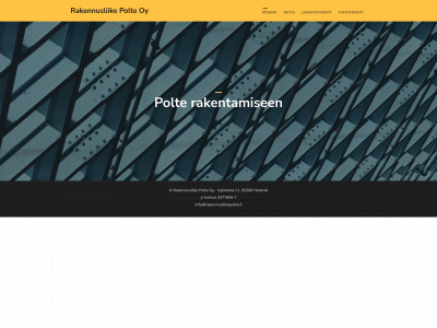 rakennusliikepolte.fi snapshot