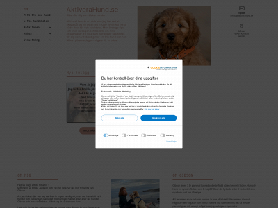aktiverahund.se snapshot