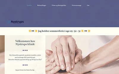 nystrupsportsmassage.dk snapshot