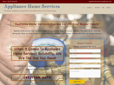 appliancehomeservices.com snapshot