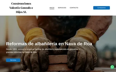 construccionesvalentin.com snapshot