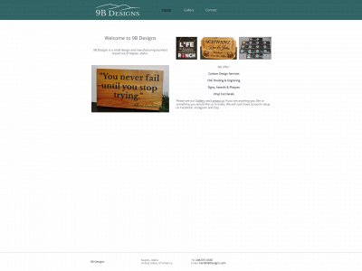 9bdesigns.com snapshot