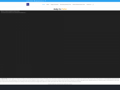 andythetailor.com snapshot