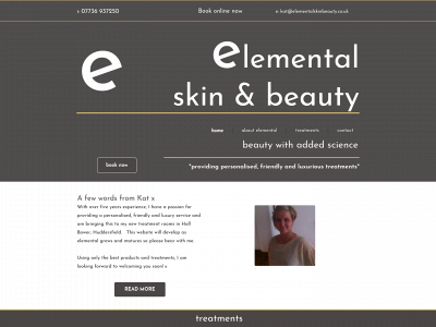 elementalskinbeauty.co.uk snapshot