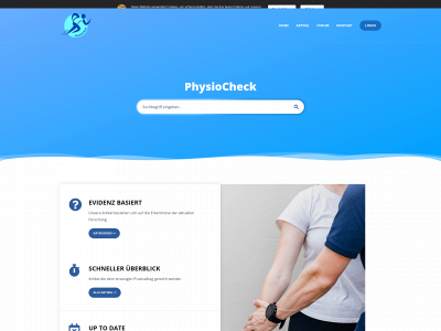 physiocheck.info snapshot