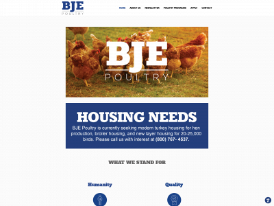 bjepoultry.com snapshot