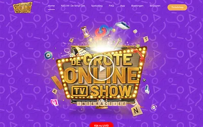 degroteonlinetvshow.nl snapshot