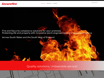 secure-fire.com snapshot