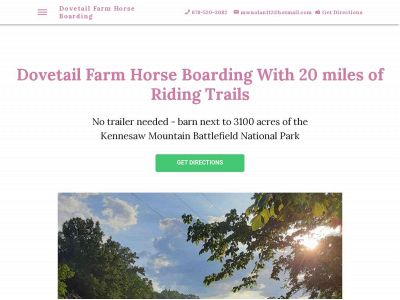 dovetailfarmhorseboarding.com snapshot