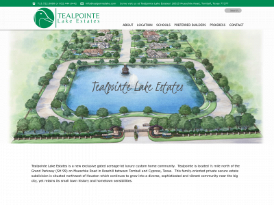 tealpointelake.com snapshot