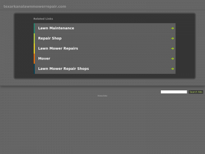 texarkanalawnmowerrepair.com snapshot