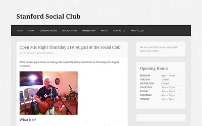 stanfordsocialclub.com snapshot