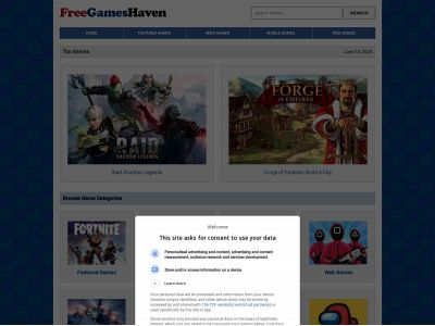 freegameshaven.com snapshot