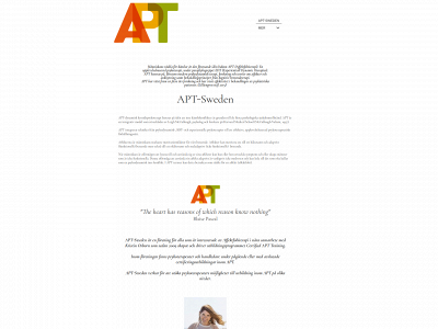 aptsweden.se snapshot