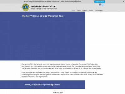 terryvillelions.org snapshot