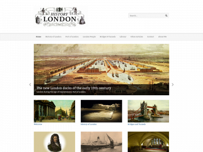 thehistoryoflondon.co.uk snapshot