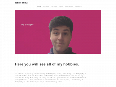 huntersweb-design.weebly.com snapshot