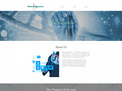 minadiagnostics.com snapshot