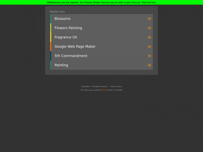 www.fifthblossom.com snapshot