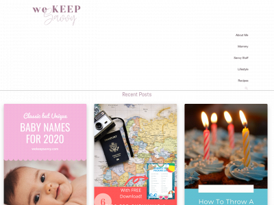 wekeepsavvy.com snapshot