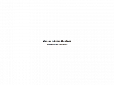 luxionchauffeurs.co.uk snapshot