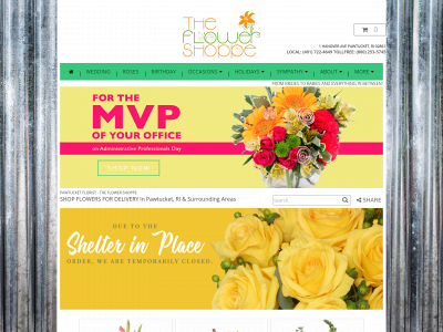 www.theflowershopperi.com snapshot