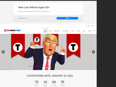 firedonaldtrump.net snapshot
