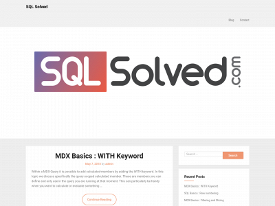 sqlsolved.com snapshot