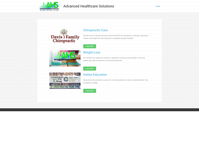adhcsolutions.com snapshot