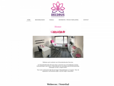 schoonheidssalondecorus.nl snapshot