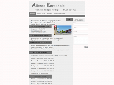 allerodkoreskole.dk snapshot