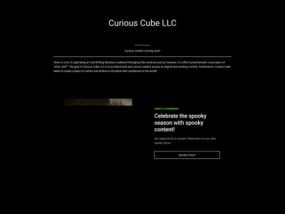 curiouscubellc.com snapshot