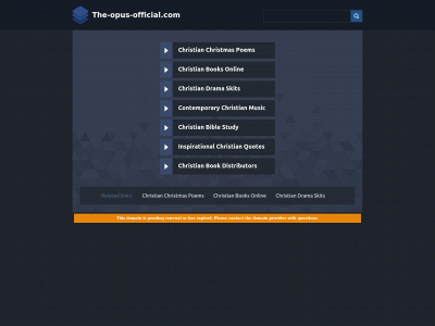 the-opus-official.com snapshot
