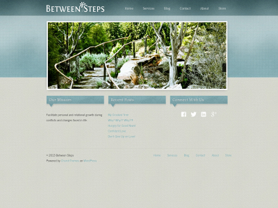 betweensteps.org snapshot